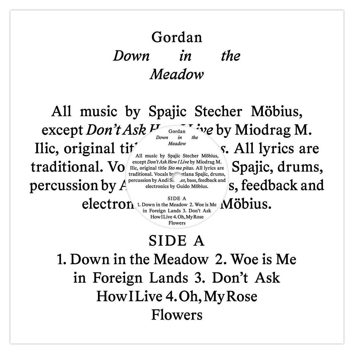 DOWN IN THE MEADOW