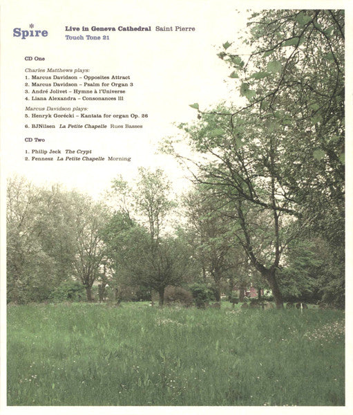 SPIRE LIVE IN GENEVA CATHEDRAL SAINT PIERRE